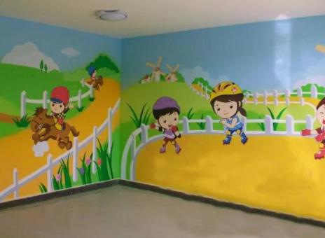 留坝幼儿园墙体彩绘制作流程及注意事项