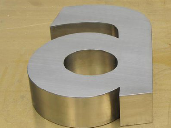 留坝不锈钢字制作介绍。