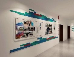 留坝企业文化墙用什么材料好?