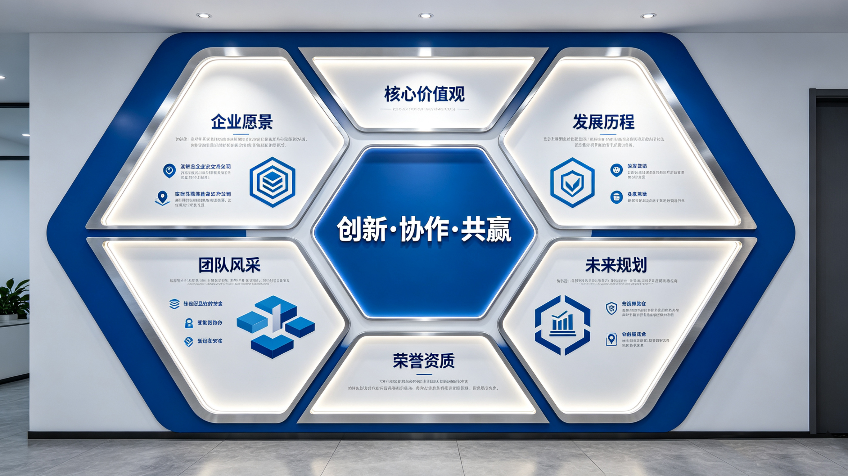 留坝企业文化墙六边形避坑指南（新手常犯5个错误）